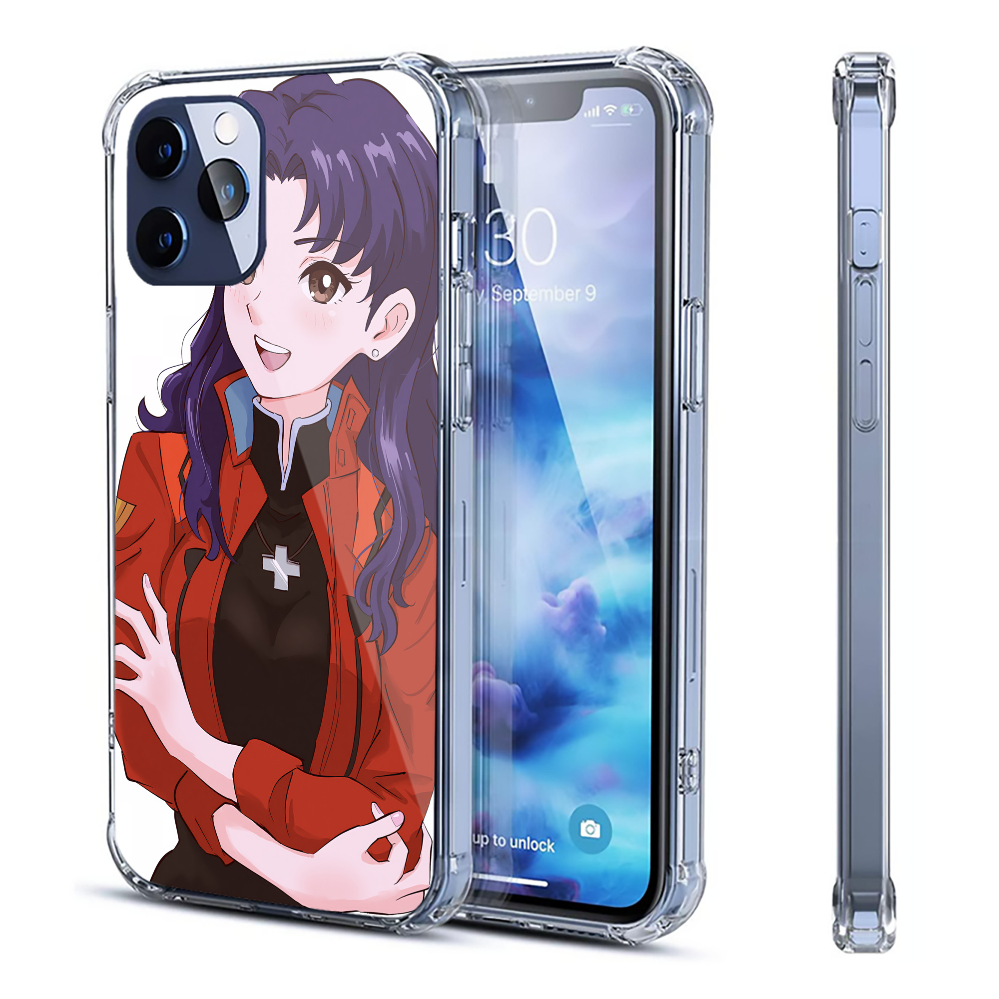（画像用） EVA 新世紀エヴァンゲリオン 【iPhone 12シリーズ対応】透明スマホケース（クリアソフトケース）